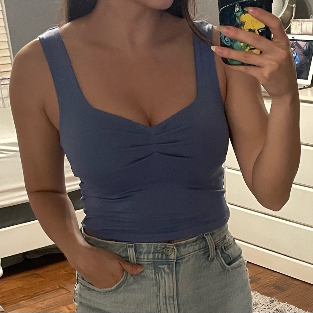 🎉B2GO- Blue Sleeveless Top